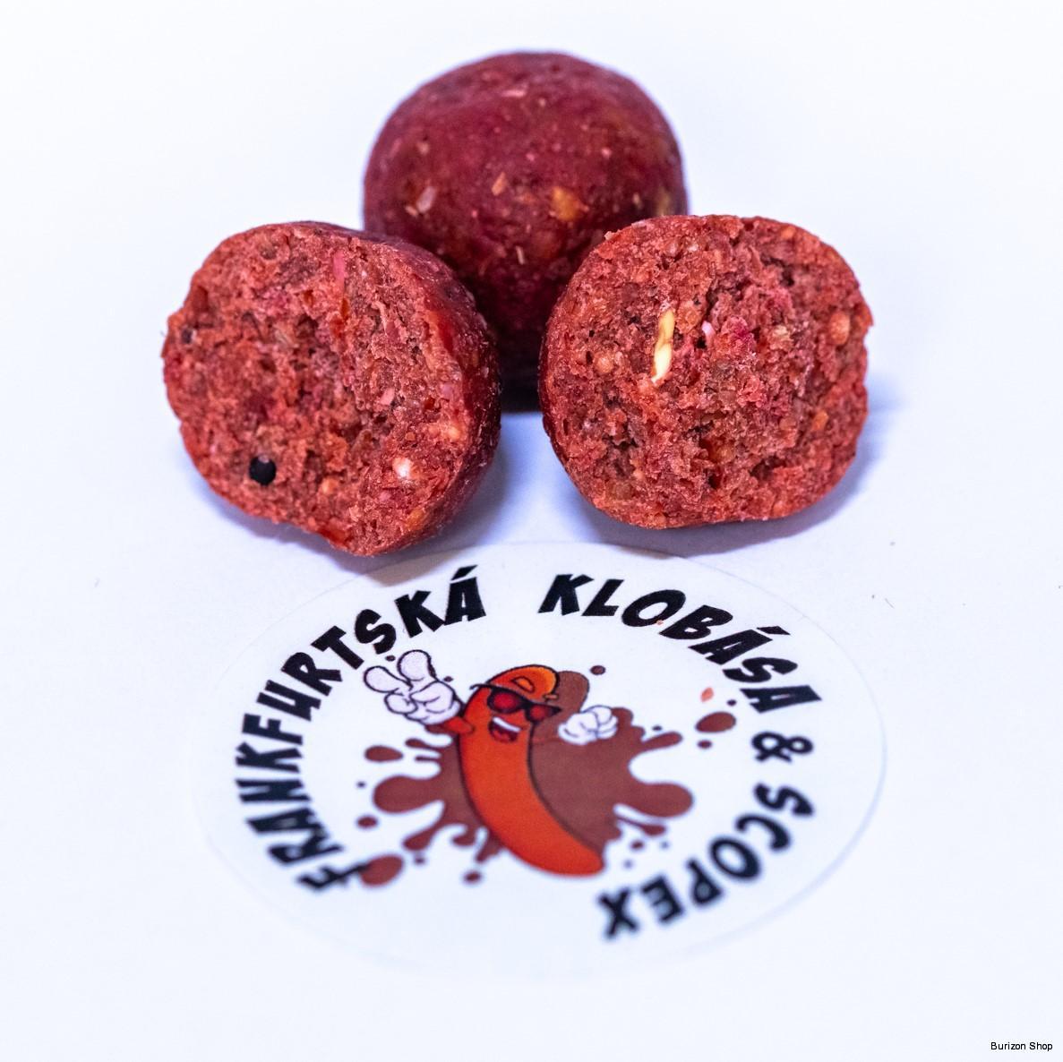 Natur Line Boilies - Scopex & Frankfurtská Klobása (Scopex Sausage)