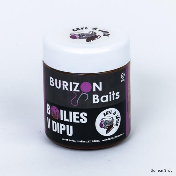 Dipované boilies Játra & Krill (Krill Liver)