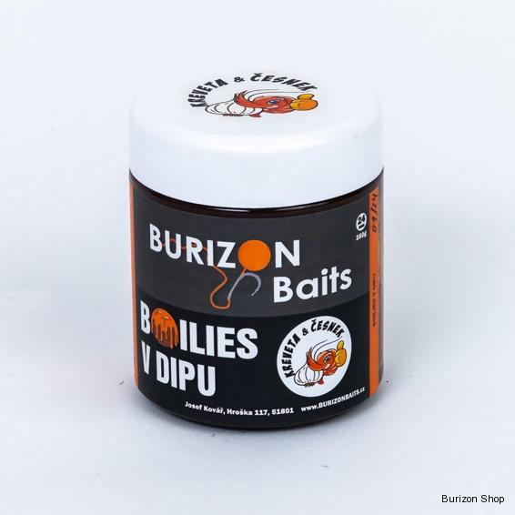 Dipované boilies Kreveta & Česnek (Shrimp Garlic)