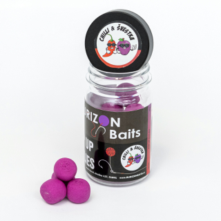 Burizon Baits Boilies Pop-Up - Švestka & Chilli (Chilli Plum)
