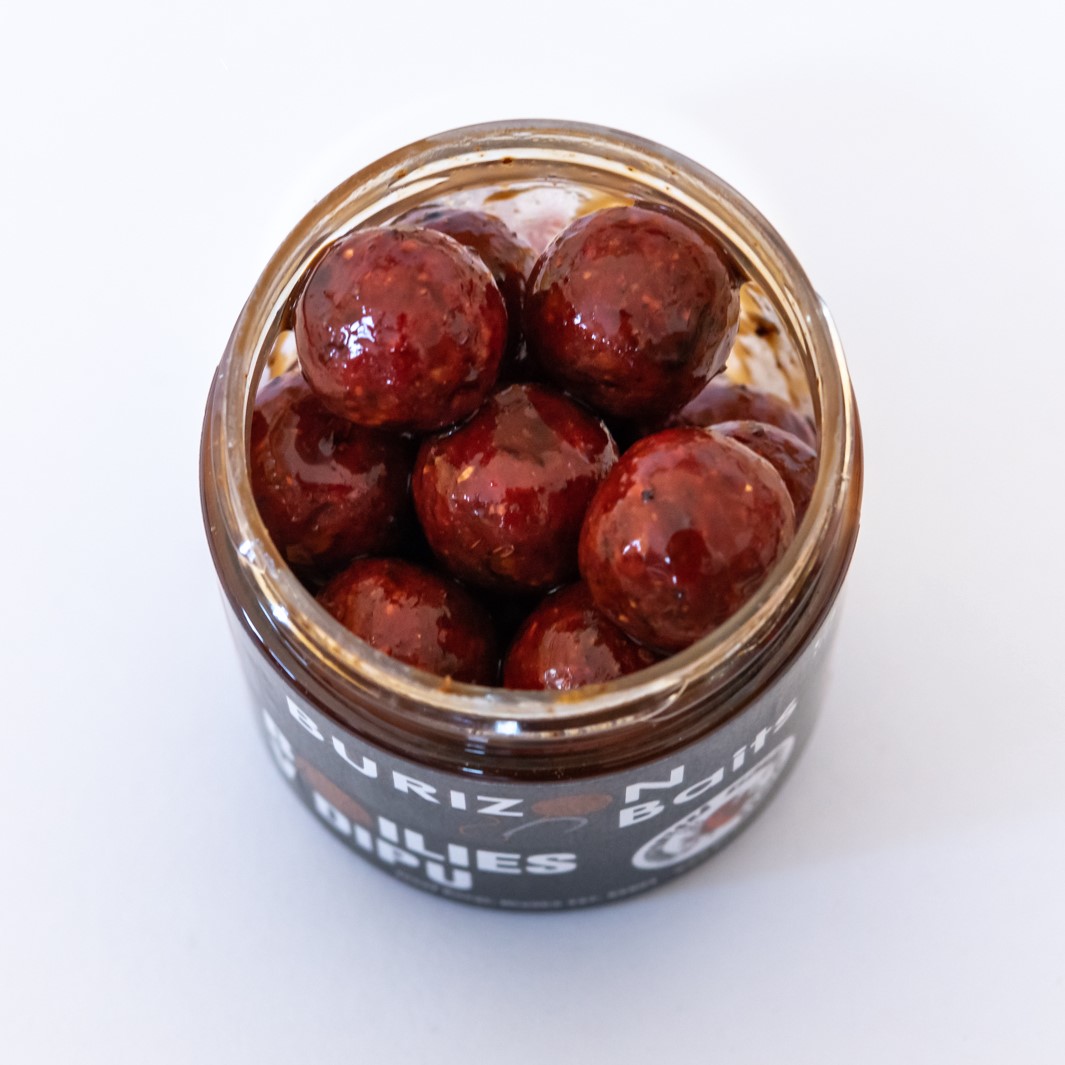 Dipované boilies - Scopex & Frankfurtská Klobása (Scopex Sausage)