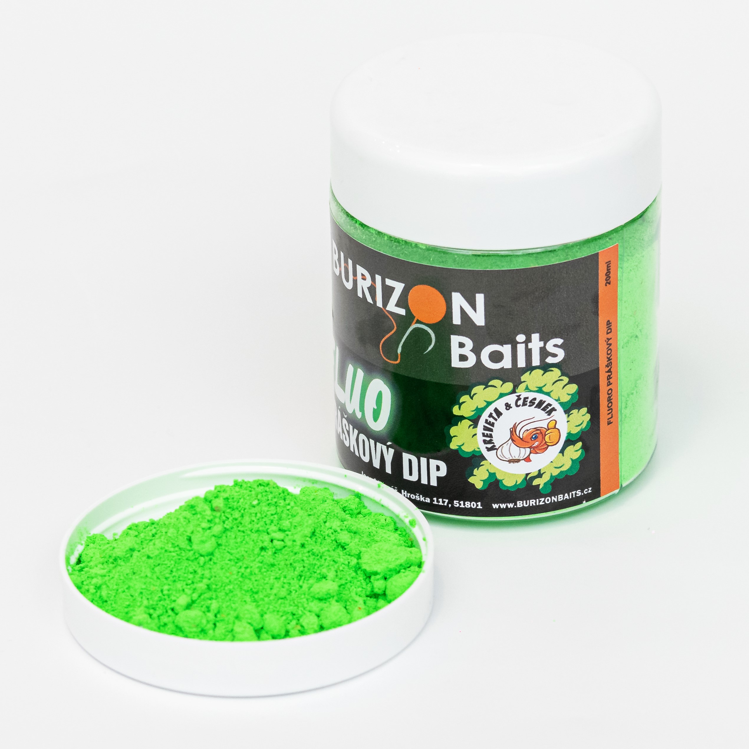 Burizon Baits FLUORO DIP - Kreveta & Česnek (Shrimp Garlic)